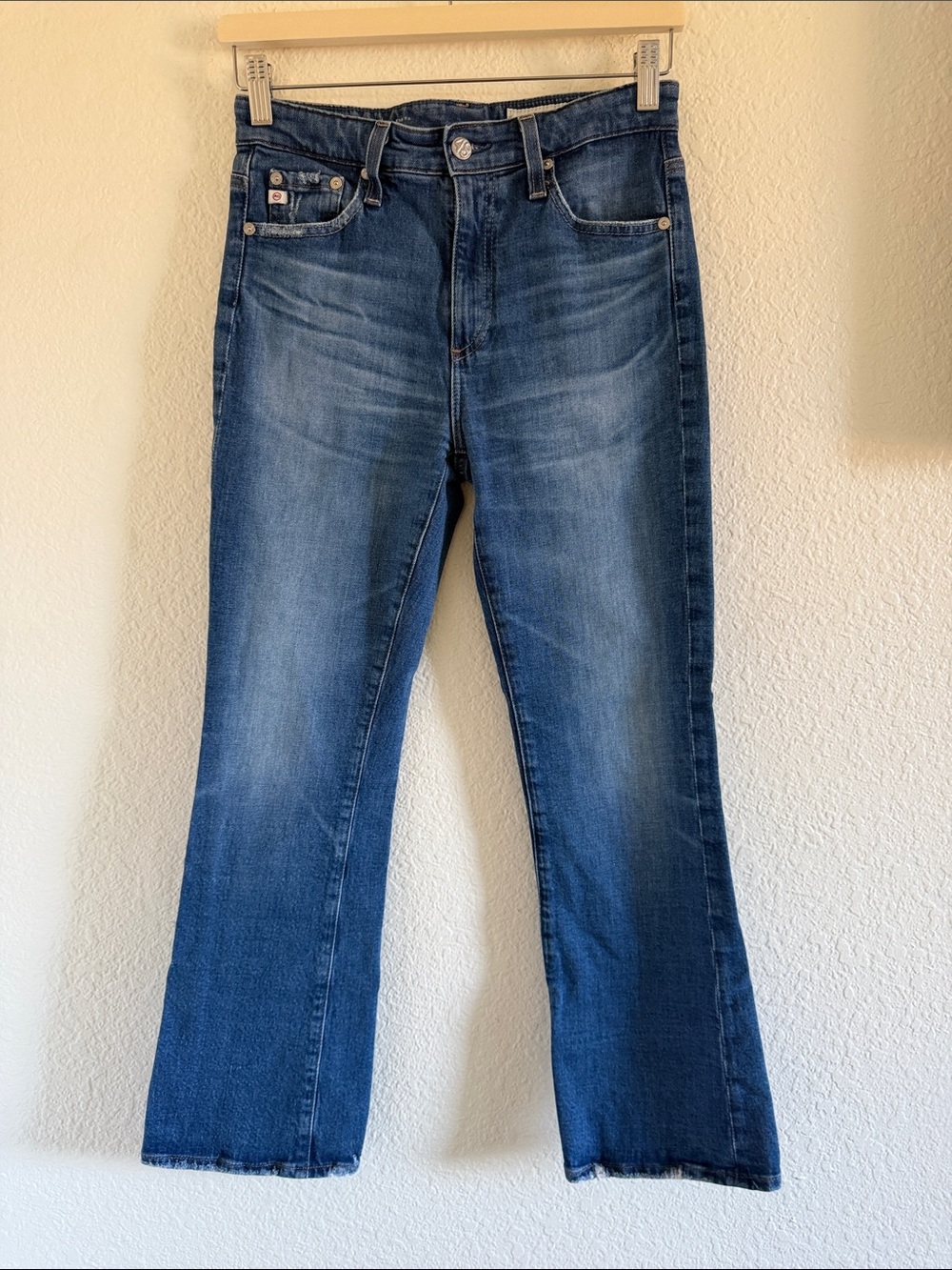 Adriano Goldschmied Farrah Boot Crop Denim Jeans size 26